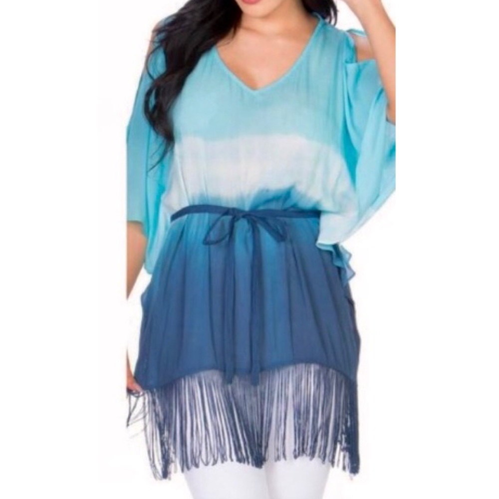 NWT tie dye swim coverup tunic